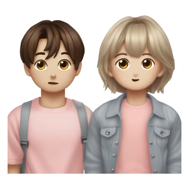 Jeon Jungkook and Kim Taehyung  sticker