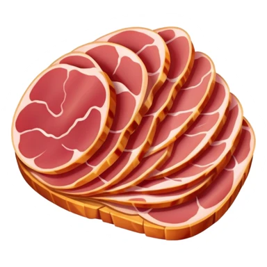 Spanish ham sticker