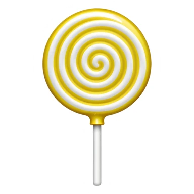 glitter toxic white lollypop 
 sticker