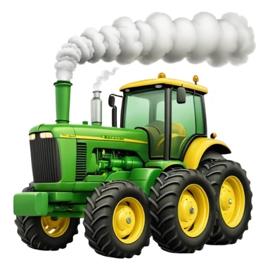 Gör en john deere med straight pipe och deoder snygg sticker