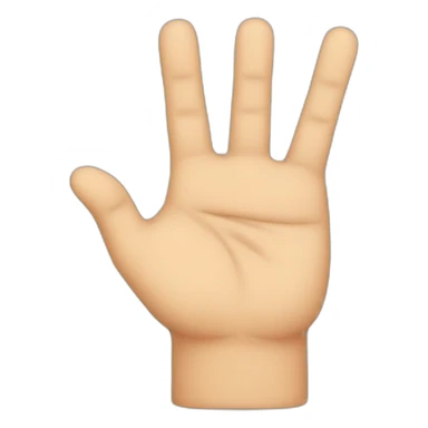 finger crossed sticker