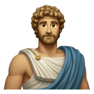 Ancient David Greek sticker