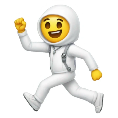 Human moonwalking sticker