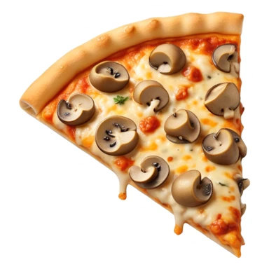 Chicken mushroom pizza sticker