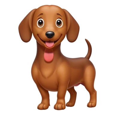 Sausage dog sticker