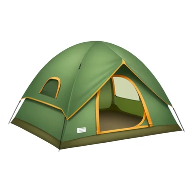 camping tent sticker