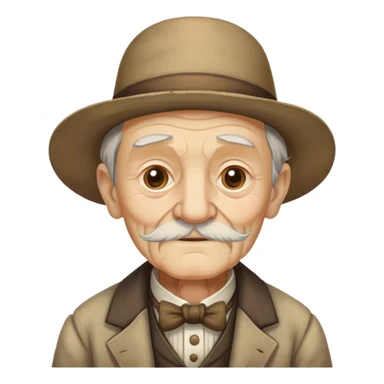 OLD MAN VITAGE 1800'S sticker