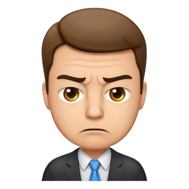 irritated manager  sticker