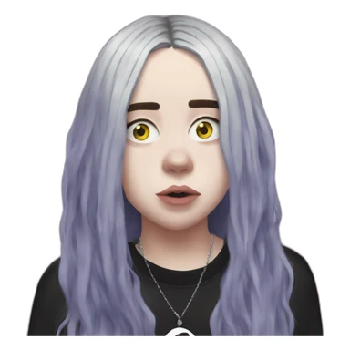 Blosh Billie Eilish logo sticker