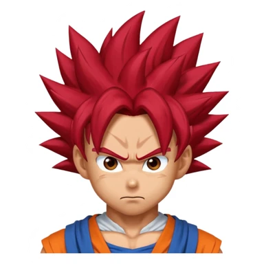 goku ssj god sticker