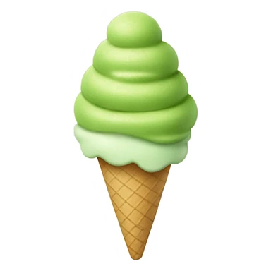 matcha ice cream sticker