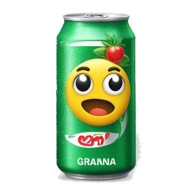 a can of guaraná soft drink sticker