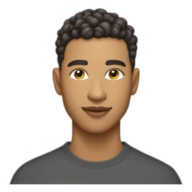 Low taper fade lightskin sticker