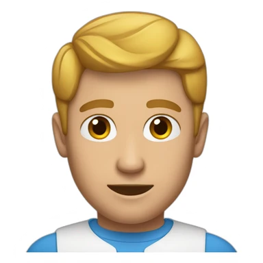 Un homme qui se gratte l'oreille sticker