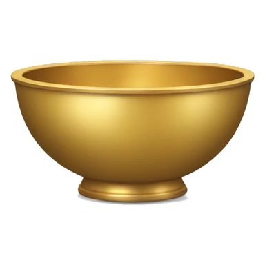 Gold bowl sticker