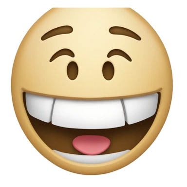 smile placed in profile with open mouth sticker