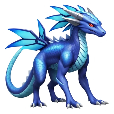  cool edgy colorful Suicune-Dialga-Reptile full body sticker