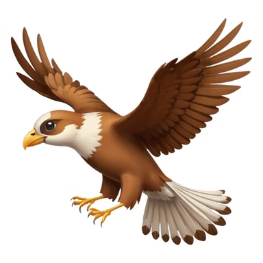 bird flying sticker