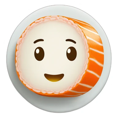 un sushi à l'éponge sticker