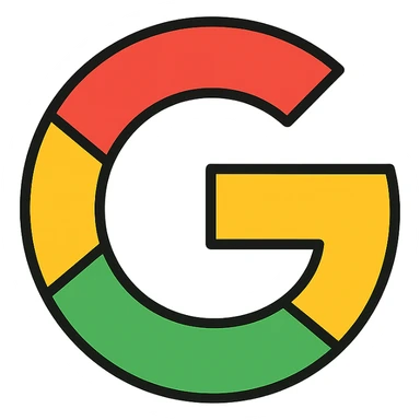 google logo icon in color sticker