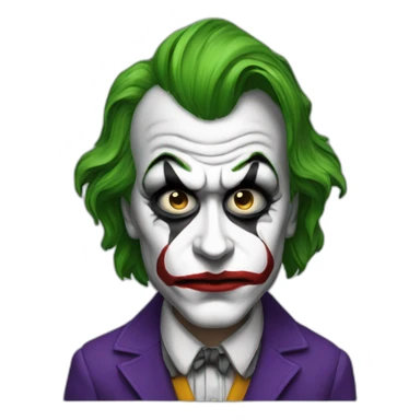 The sad Joker sticker