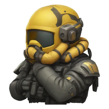 helldivers hug sticker