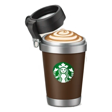 Starbucks coffee thermos sticker