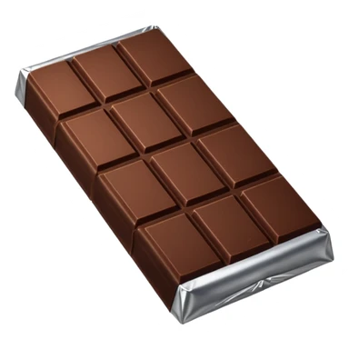 a chocolate bar sticker