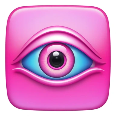 Shades of pink evil eye sticker