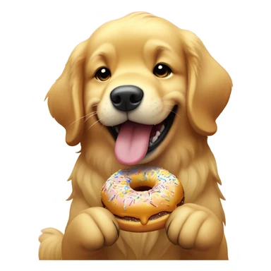 Pompompurin eating a donut  sticker