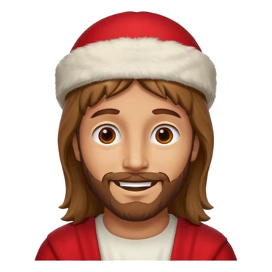 Jesus in a maga hat sticker