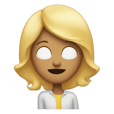 Shaking my head sticker