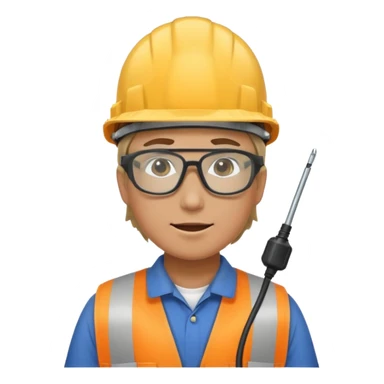 Electricity power employer at work sticker