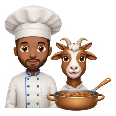 Chef drake cooking goat sticker