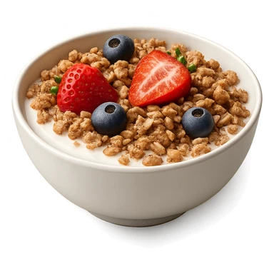 BOWL DI YOGURT E CEREALI, IPERREALISTICA 4K sticker