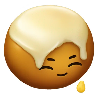 Indian sweet yellow gulab jamun  sticker