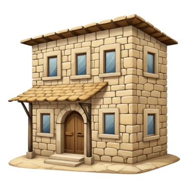 Palestinian old stone home sticker