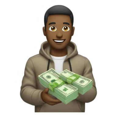 dropshipping with money sticker