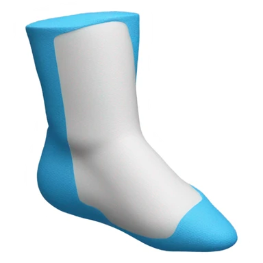 Ankle in a blue cast sticker