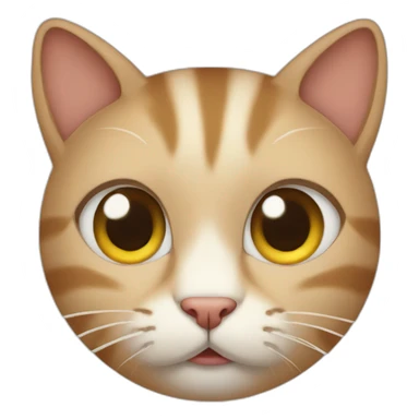 a cat who is embarrassed sticker