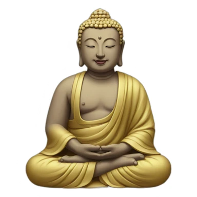 Buddha wishes you merry Christmas  sticker