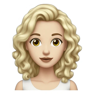 white-woman-with-dark-brown-wavy-medium-hair-big-eyes-and-eyelashes-bluegreen-eyes sticker