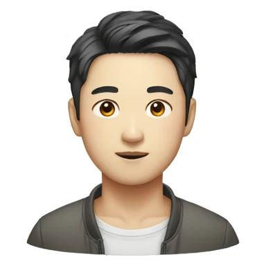 korean guy sticker