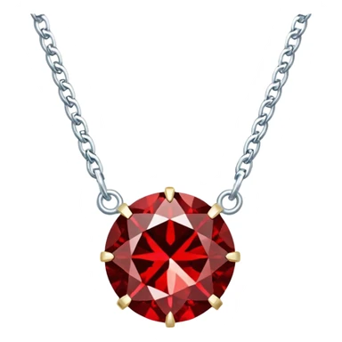 luxury red diamond necklace sticker
