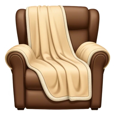 blanket on recliner chair sticker