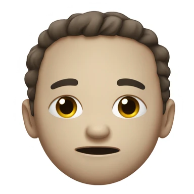 Tired but trying to smile sticker