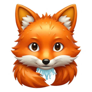 wet fox sticker