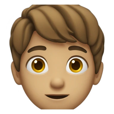 Boy wondering sticker