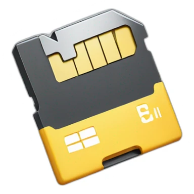 sd card sticker