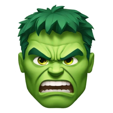 Hulk enfadado sticker